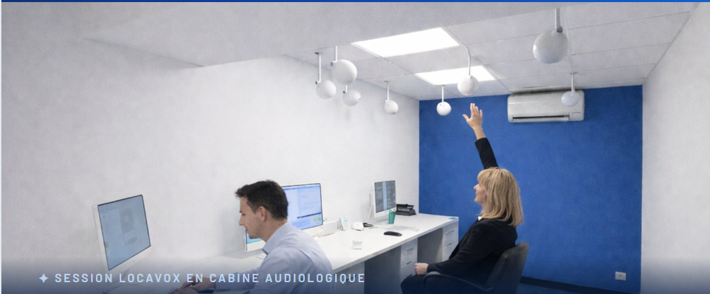 Session LocaVox en cabine audiologique